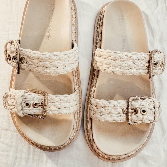 Ulla Johnson Kiera Raffia slides - Picture 3 of 5